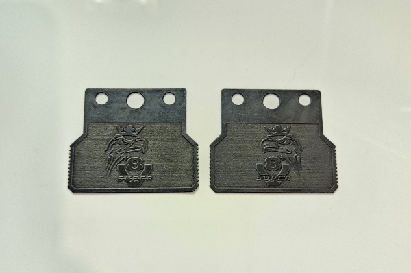 1 Paar Schmutzlappen 1:14 Tamiya Scania